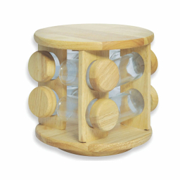 استند ادویه ایستاده گردان مدل مام استایل طرح گرد بسته 8 عددی