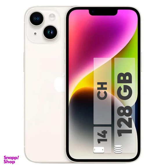 گوشی موبایل اپل مدل iPhone 14 CH دو سیم کارت ظرفیت 128 گیگابایت و رم 6 گیگابایت