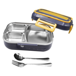 ظرف غذای برقی مدل GS-m-M-DFH-238598 به همراه قاشق و چنگال