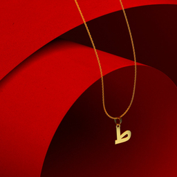 گردنبند طلا 18 عیار زنانه مدوپد مدل حرف ط کد I3-1-1447