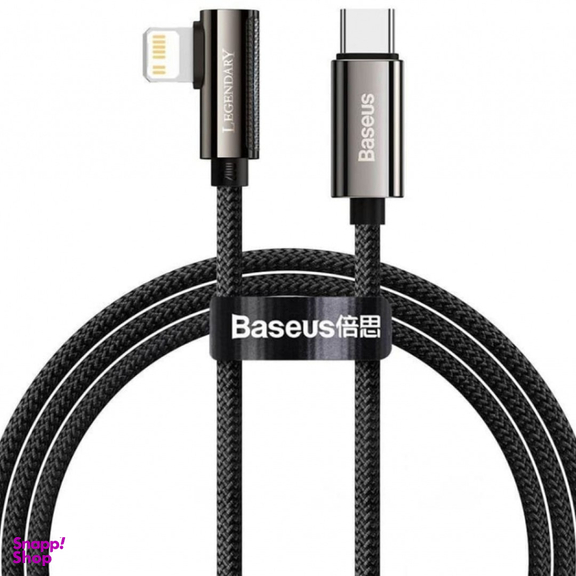 کابل شارژ لایتنینگ به Type-C باسئوس مدل Legend Mobile Game Elbow Cable CATLCS-01 طول 1 متر
