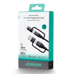 کابل دیتا USB/Type-C به Lightning/Type-C جوی روم مدل SA37-2T2 طول 1.2 متر