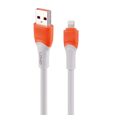 کابل دیتا USB به Lightning الدینیو مدل LS602 طول 2 متر