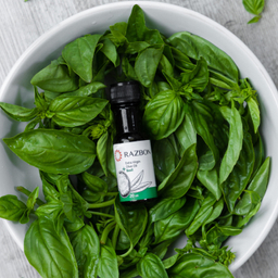 روغن زیتون فرابکر تک نفره رزبن با طعم ریحان حجم 20 میلی لیتر