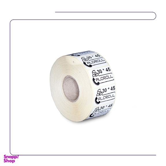 لیبل برچسب کاغذی مدل تک ردیف سایز 45×30 بسته 2000 عددی