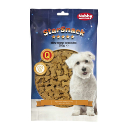 غذای تشویقی سگ نوبی مدل premium chicken mini bones وزن 200 گرم