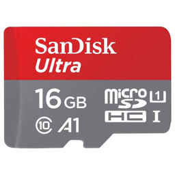 کارت حافظه‌ microSDXC کلاس 10 استاندارد مدل UHS-I U1 سرعت 100MBps ظرفیت 16 گیگابایت به همراه آداپتور SD