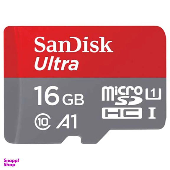 کارت حافظه‌ microSDXC کلاس 10 استاندارد مدل UHS-I U1 سرعت 100MBps ظرفیت 16 گیگابایت به همراه آداپتور SD