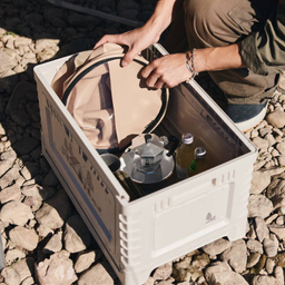 سطل و سينک آب تاشو زيپ دار 20 ليتری نیچرهایک مدل Lingwo Collapsible Round Bucket کد CF010