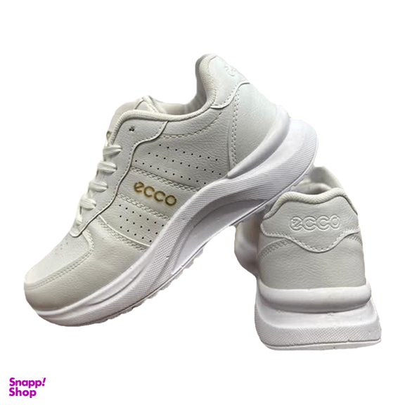 کتونی زنانه مدل اکو کد 1245 رنگ سفید