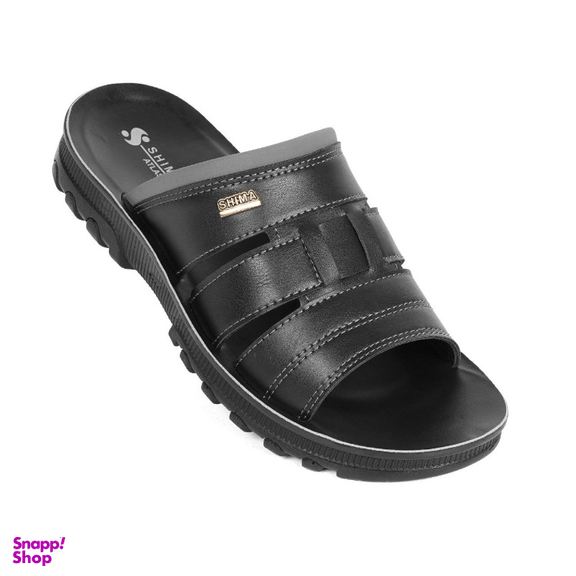 دمپایی مردانه شیما مدل A-T رنگ مشکی