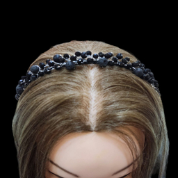 تل مو زنانه مدل سنگ و کریستال بافت کد VENUS-TKSBG