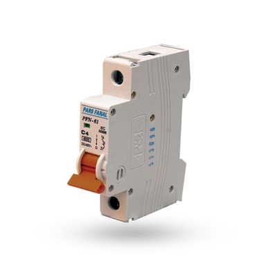 فیوز مینیاتوری تک فاز 4 آمپر پارس فانال مدل C4