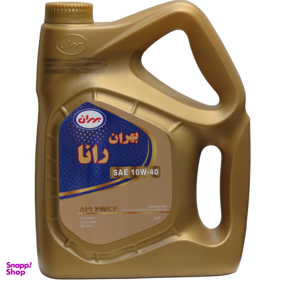 روغن موتور بهران مدل رانا 10W40-SM حجم 4 لیتر