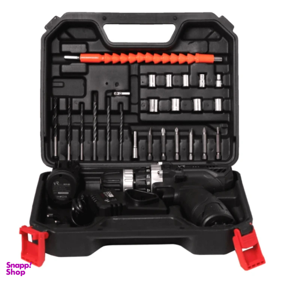دریل پیچ گوشتی شارژی ویوارکس مدل دو باتری مدل VR12V_2A به همراه لوازم
