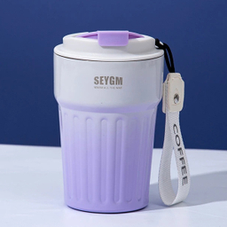 تراول ماگ مدل پاستیلی دورنگ ظرفیت 350 میلی لیتر