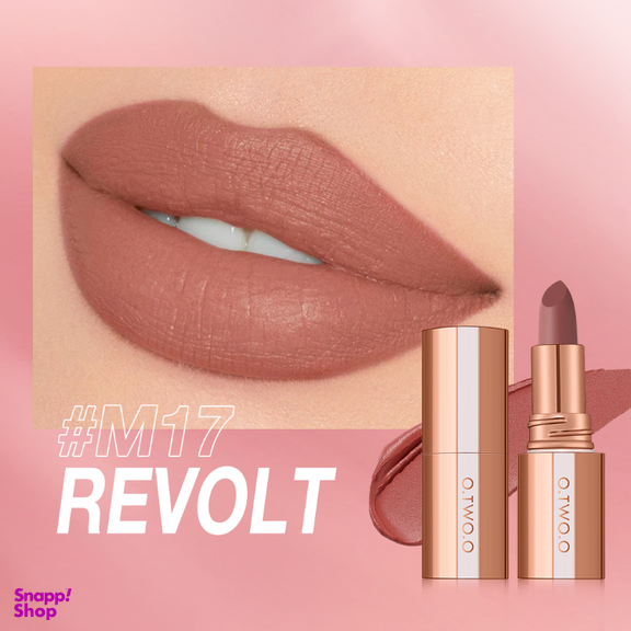 رژ لب جامد او تو او رنگ M17 Revolt