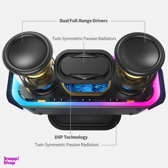 اسپیکر بلوتوثی قابل حمل داس (Doss) مدل Soundbox Pro Plus