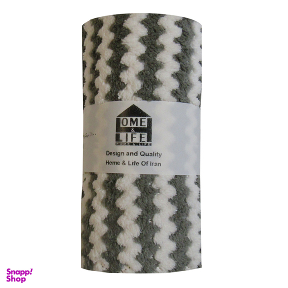 دستمال آشپزخانه هوم اند لایف مدل میشا سایز 30×30 سانتی متر بسته 2 عددی