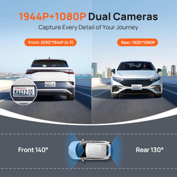 دوربین فیلم برداری خودرو سونتی می مدل 70mai Dual Dash Cam A510s RearCam RC11 به همراه دوربین عقب