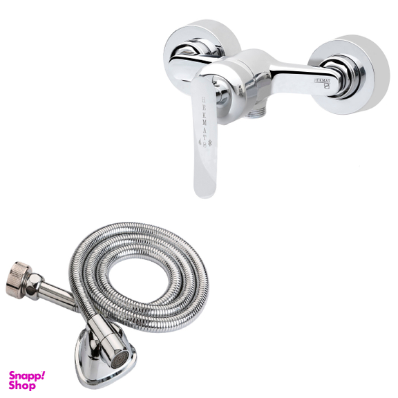 شیر سرویس بهداشتی حکمت نشان مدل دالیا به همراه شیلنگ