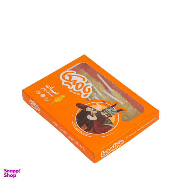 نبات چوبی زعفرانی بامیکا بسته ۱0 عددی بسته بندی مقوایی