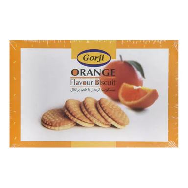 بیسکوئیت کرمدار گرجی طعم پرتقال وزن 380 گرم