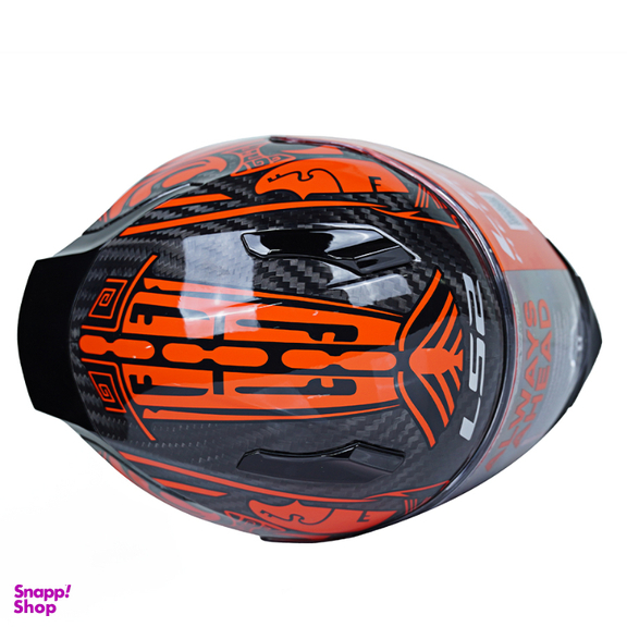 کلاه کاسکت ال اس تو مدل FF801 Scorpion Black Red به همراه کاور