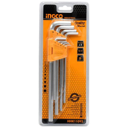 آچار آلن بلند اینکو کد HHK-11092 بسته 9 عددی