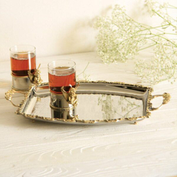 سینی استیل برنجی سالینو کد DB-80097