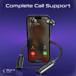 هدفون بی سیم دورگردنی پرومیت مدل LEAP.BLK