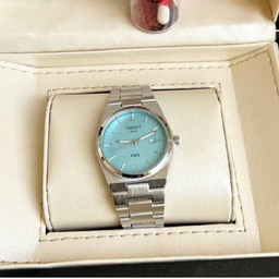 ساعت عقربه ای مردانه تیسوت مدل صفحه آبی کد Mk_PRX1248