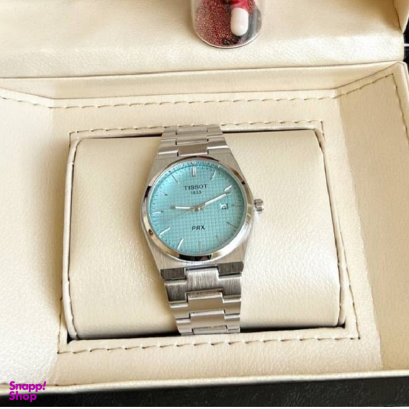 ساعت عقربه ای مردانه تیسوت مدل صفحه آبی کد Mk_PRX1248
