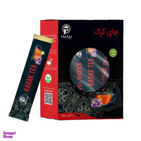 چای کرک زعفرانی پپتینا بسته 10 عددی