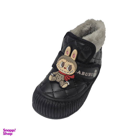 بوت دخترانه مدل لبوبو رنگ مشکی