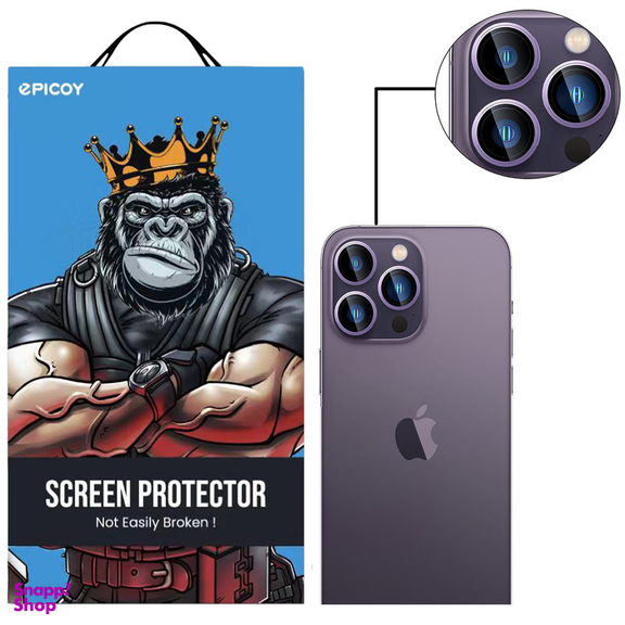 محافظ لنز دوربین اپیکوی مدل HD-ColorLenz مناسب برای گوشی موبایل اپل Iphone 14 Pro Max / 14 Pro