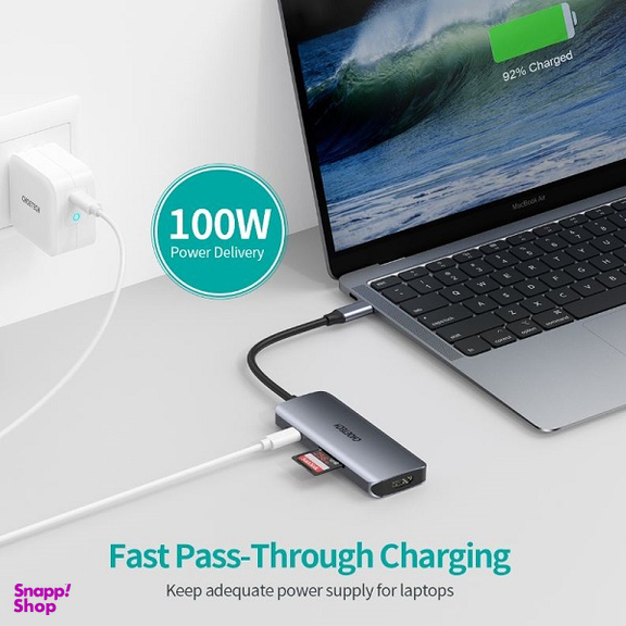 هاب 7 پورت USB-C به HDMI چویتک مدل HUB-M19