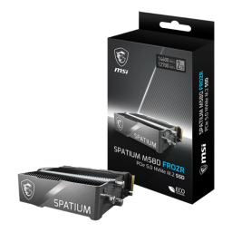 حافظه SSD ام اس آی مدل SPATIUM M580 PCIe 5.0 NVMe M.2 FROZR