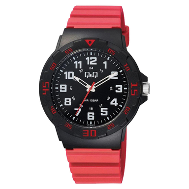 ساعت عقربه ای مردانه کیو اند کیو کد VR18J013Y رنگ قرمز