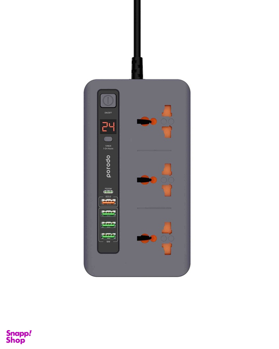 هاب چند پورت پرودو مدل Multi-Port Power HUB 4 طول 2 متر