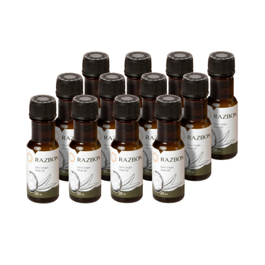 روغن زیتون فرابکر پریمیوم رزبن حجم 20 میلی لیتر بسته 12 عددی