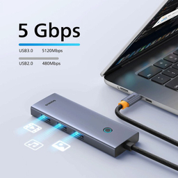 هاب 7 پورت Type-C بیسوس مدل Ultrajoy Series