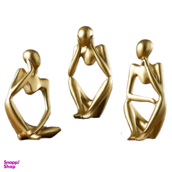 مجسمه آدم متفکر کد N99 مجموعه 3 عددی