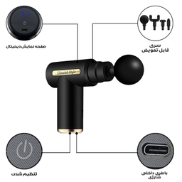 ماساژور برقی گلویش استایل مدل تفنگی کد LCD-25 W