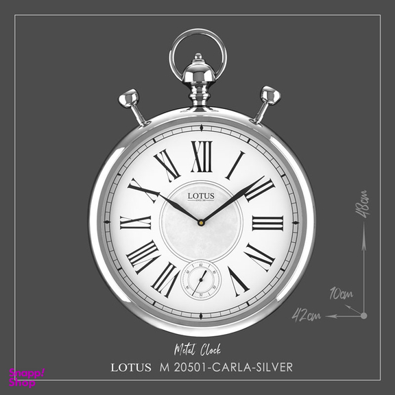 ساعت دیواری لوتوس مدل 20501 CARLA-GL
