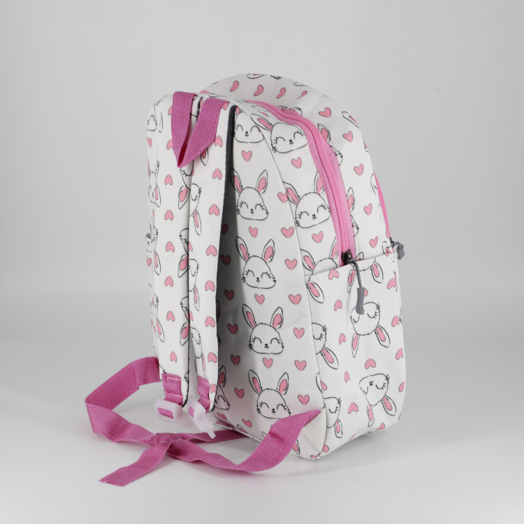 کوله پشتی دخترانه طرح خرگوش قلبی کد 65