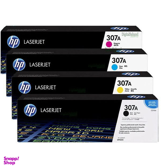 کارتریج لیزری رنگی hp مدل 307 بسته 4 عددی