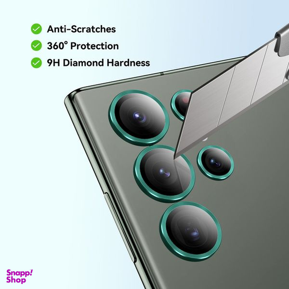 محافظ لنز دوربین بوف مدل HD-ColorLenz-G مناسب برای گوشی موبایل سامسونگ Galaxy S24 Ultra