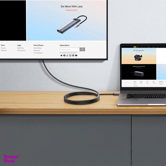 کابل HDMI 4K باسئوس مدل Graphene طول 1 متر