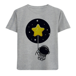تیشرت آستین کوتاه بچگانه مدل شب و ستاره F912
